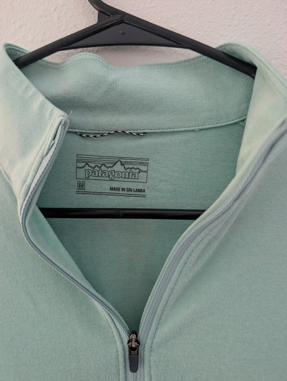 Patagonia Mint Green Women's Long-Sleeve Quarter-Zip - Picture 3 of 6